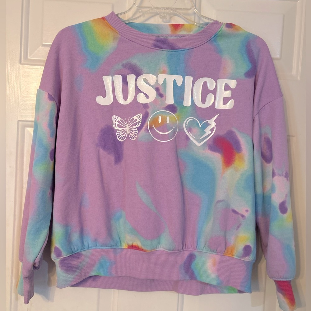 Girls’ Justice sweatshirt, size M